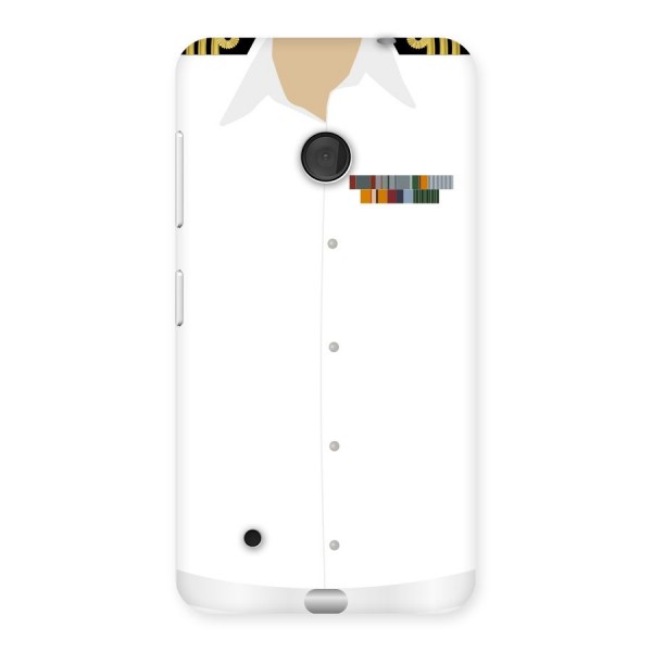 Navy Uniform Back Case for Lumia 530