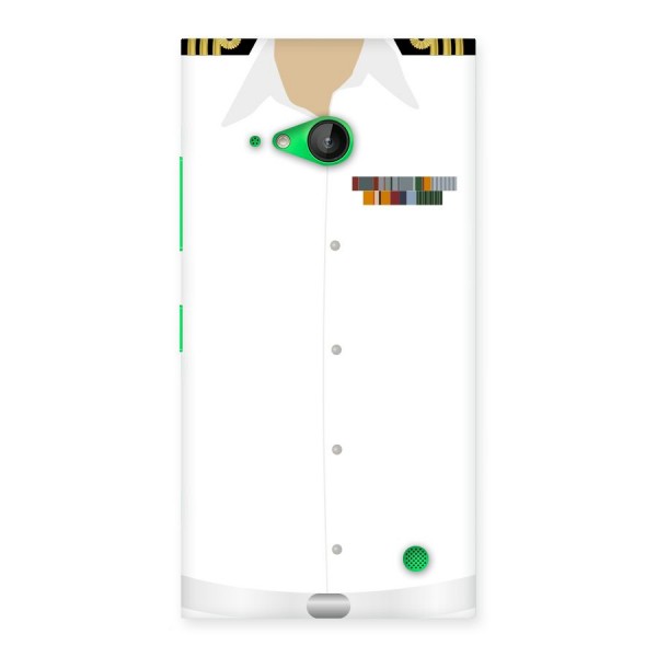 Navy Uniform Back Case for Lumia 730