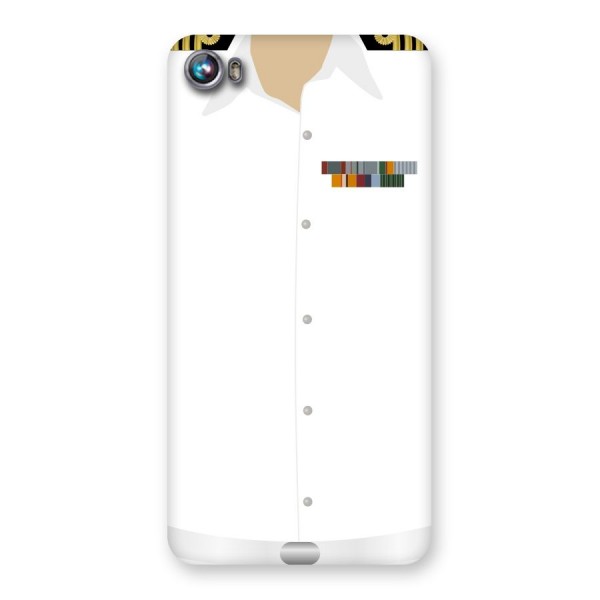 Navy Uniform Back Case for Micromax Canvas Fire 4 A107