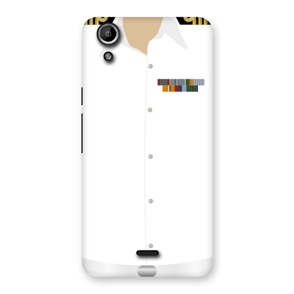 Navy Uniform Back Case for Micromax Canvas Selfie Lens Q345