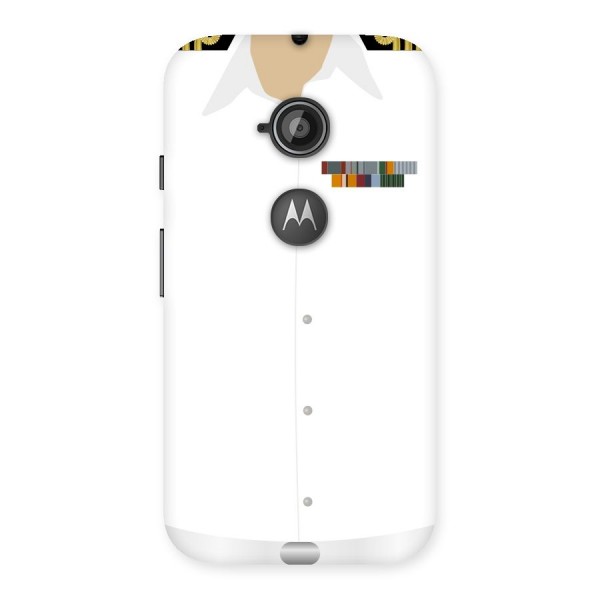 Navy Uniform Back Case for Moto E 2nd Gen