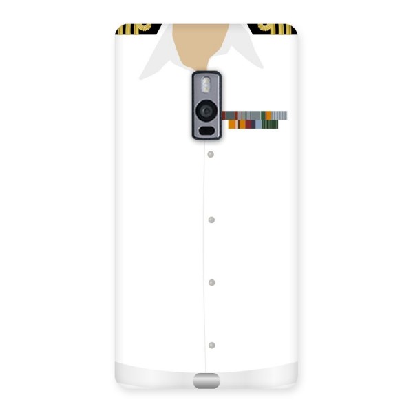 Navy Uniform Back Case for OnePlus Two
