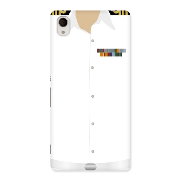Navy Uniform Back Case for Sony Xperia M4