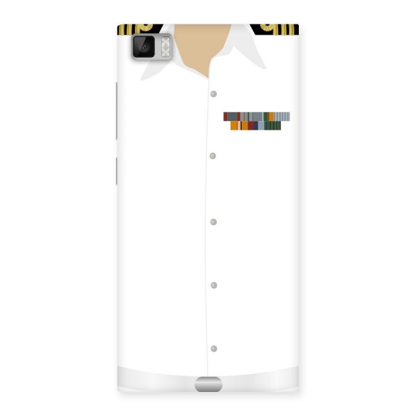 Navy Uniform Back Case for Xiaomi Mi3