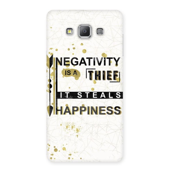 Negativity Thief Back Case for Galaxy A7