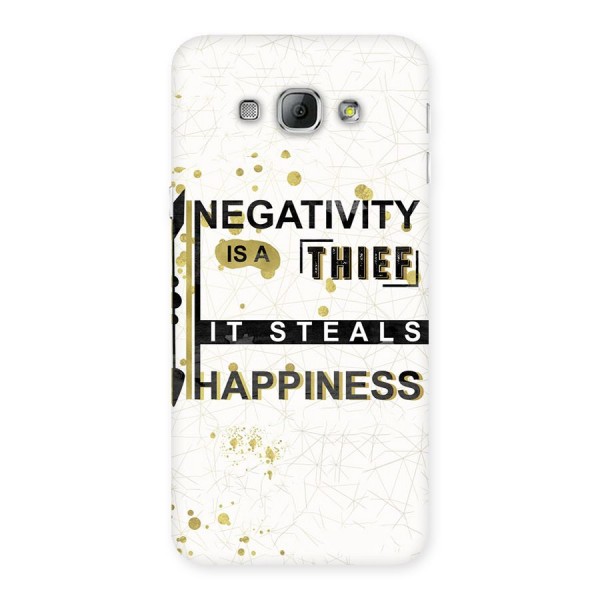 Negativity Thief Back Case for Galaxy A8