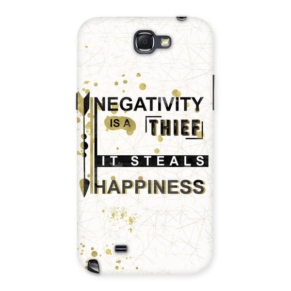 Negativity Thief Back Case for Galaxy Note 2
