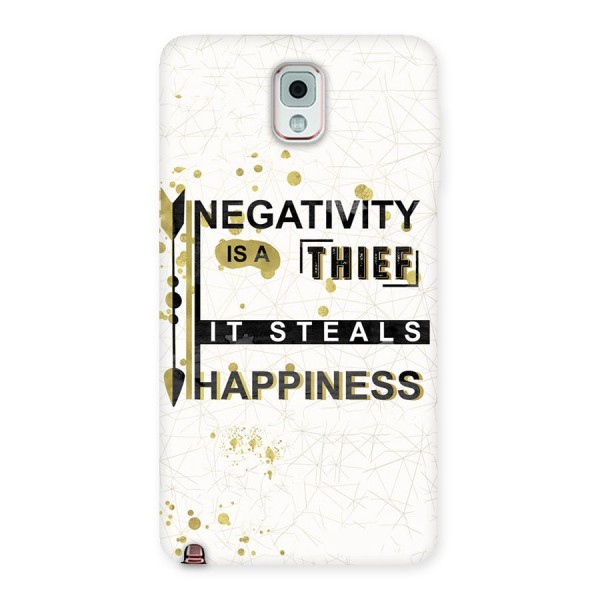 Negativity Thief Back Case for Galaxy Note 3