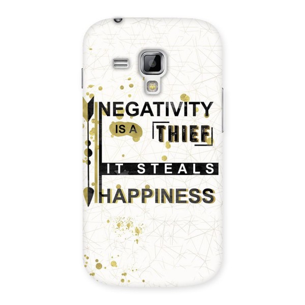 Negativity Thief Back Case for Galaxy S Duos