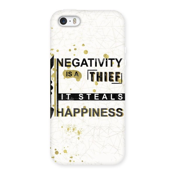 Negativity Thief Back Case for iPhone SE