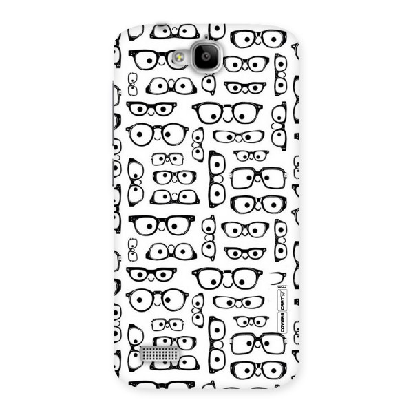 Nerdy Specs Back Case for Honor Holly