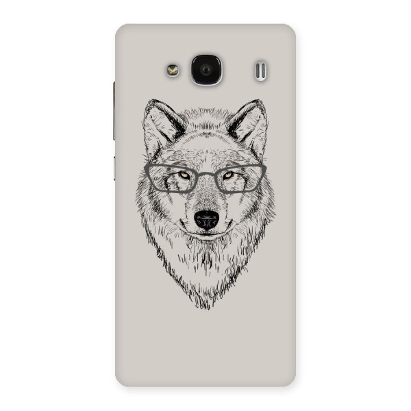 Nerdy Wolf Back Case for Redmi 2 Prime
