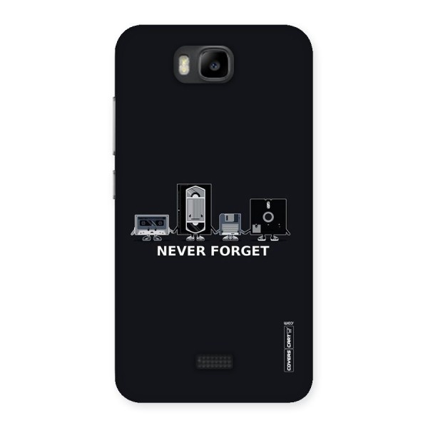 Never Forget Back Case for Honor Bee