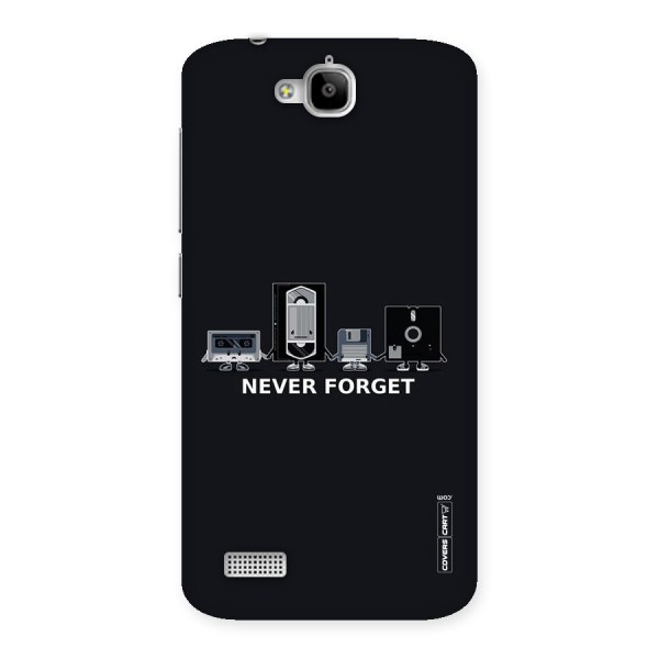 Never Forget Back Case for Honor Holly