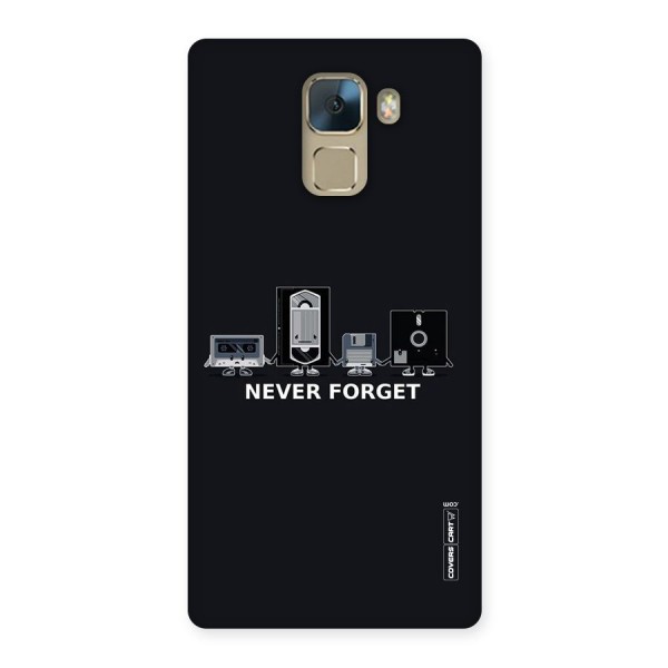 Never Forget Back Case for Huawei Honor 7