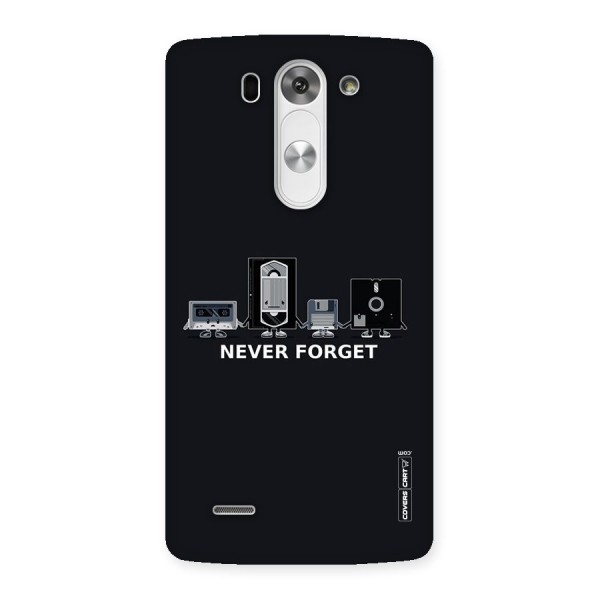 Never Forget Back Case for LG G3 Beat