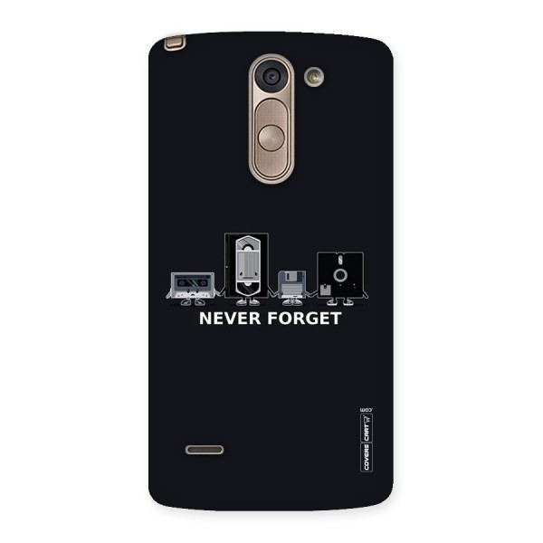 Never Forget Back Case for LG G3 Stylus