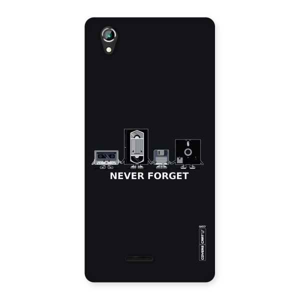 Never Forget Back Case for Lava Iris 800
