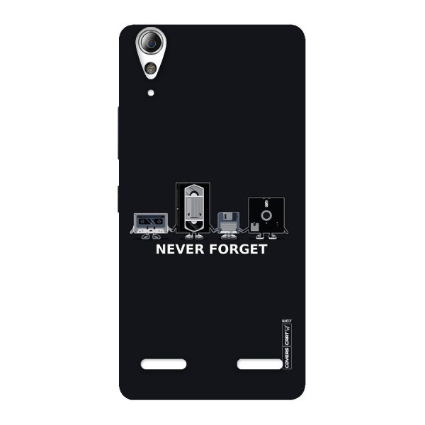 Never Forget Back Case for Lenovo A6000 Plus