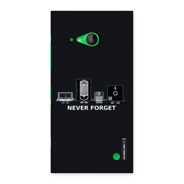 Never Forget Back Case for Lumia 730