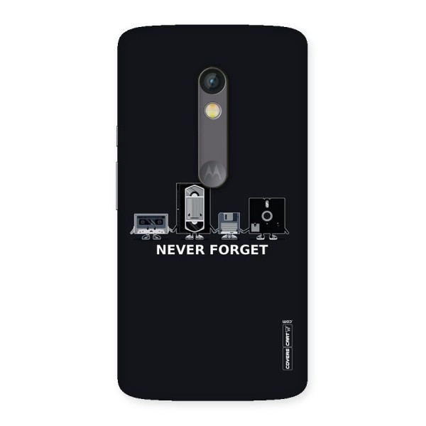 Never Forget Back Case for Moto X Play