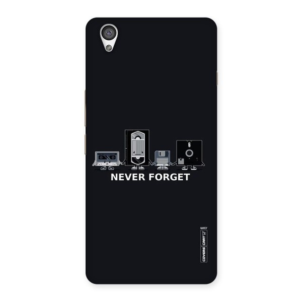 Never Forget Back Case for OnePlus X