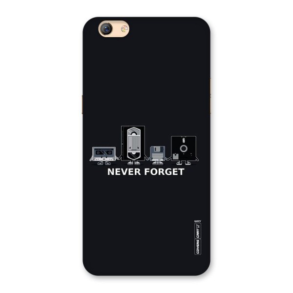 Never Forget Back Case for Oppo F3 Plus