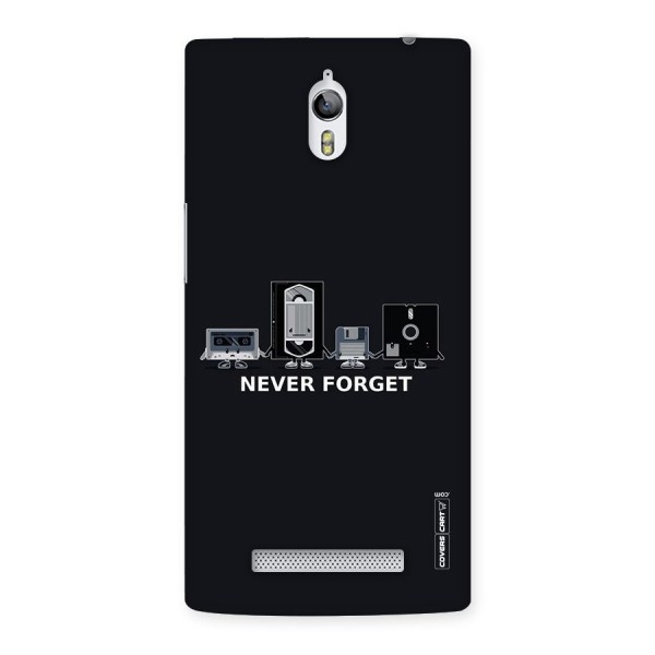 Never Forget Back Case for Oppo Find 7