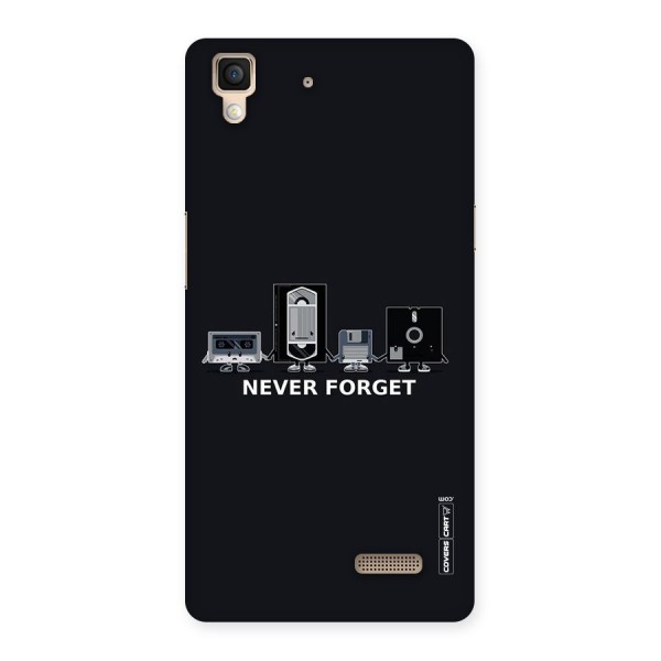 Never Forget Back Case for Oppo R7