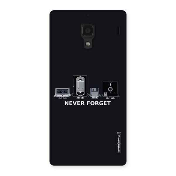 Never Forget Back Case for Redmi 1S