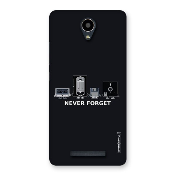 Never Forget Back Case for Redmi Note 2