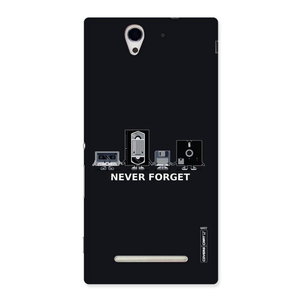 Never Forget Back Case for Sony Xperia C3