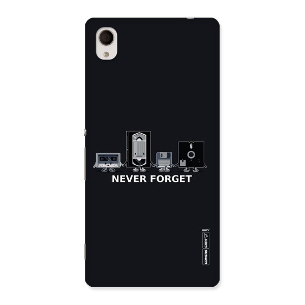 Never Forget Back Case for Sony Xperia M4