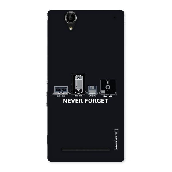 Never Forget Back Case for Sony Xperia T2