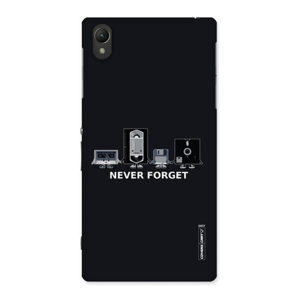 Never Forget Back Case for Sony Xperia Z1