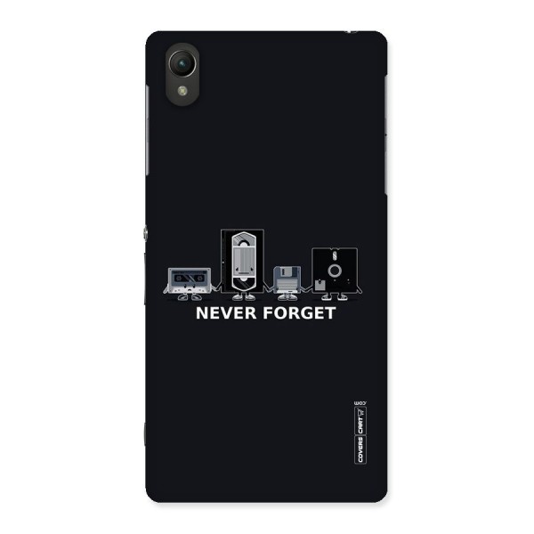 Never Forget Back Case for Sony Xperia Z2