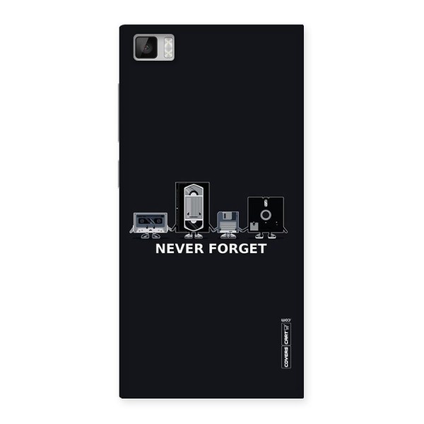 Never Forget Back Case for Xiaomi Mi3
