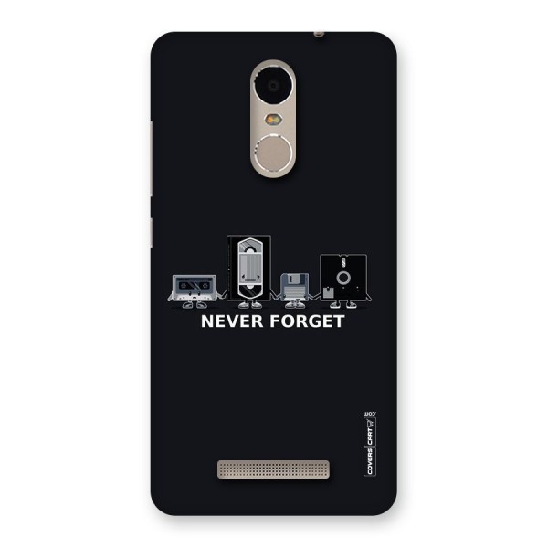 Never Forget Back Case for Xiaomi Redmi Note 3