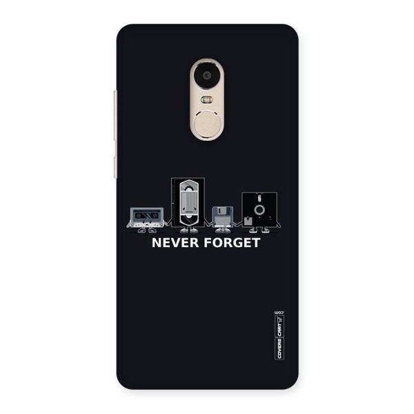 Never Forget Back Case for Xiaomi Redmi Note 4