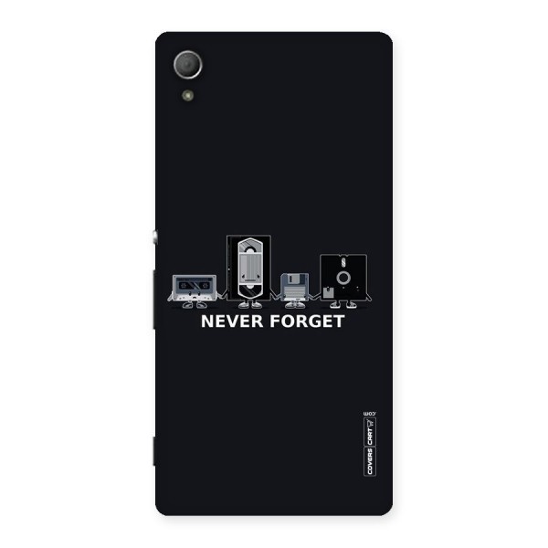 Never Forget Back Case for Xperia Z3 Plus