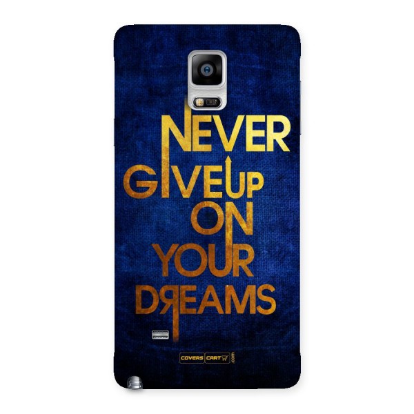 Never Give Up Back Case for Galaxy Note 4