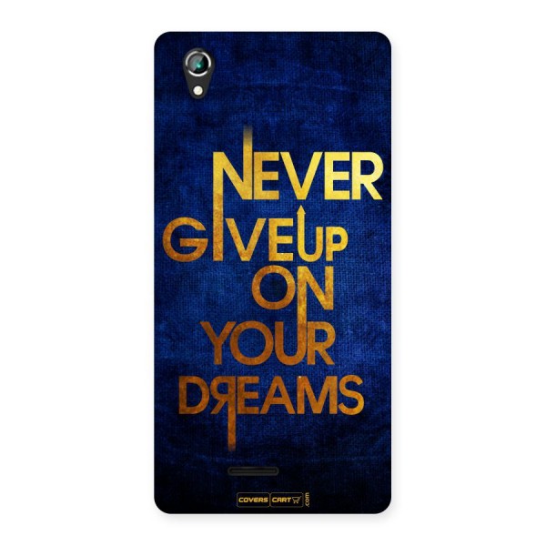 Never Give Up Back Case for Lava Iris 800