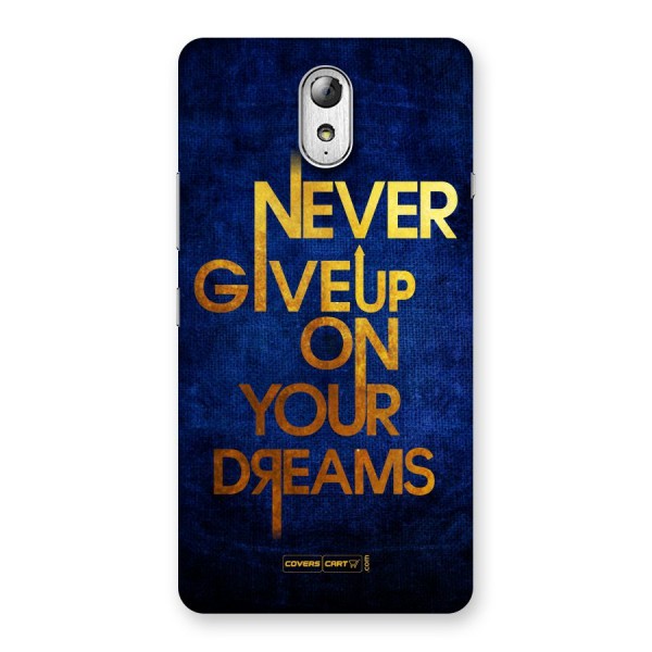 Never Give Up Back Case for Lenovo Vibe P1M