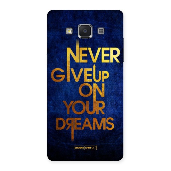 Never Give Up Back Case for Samsung Galaxy A5