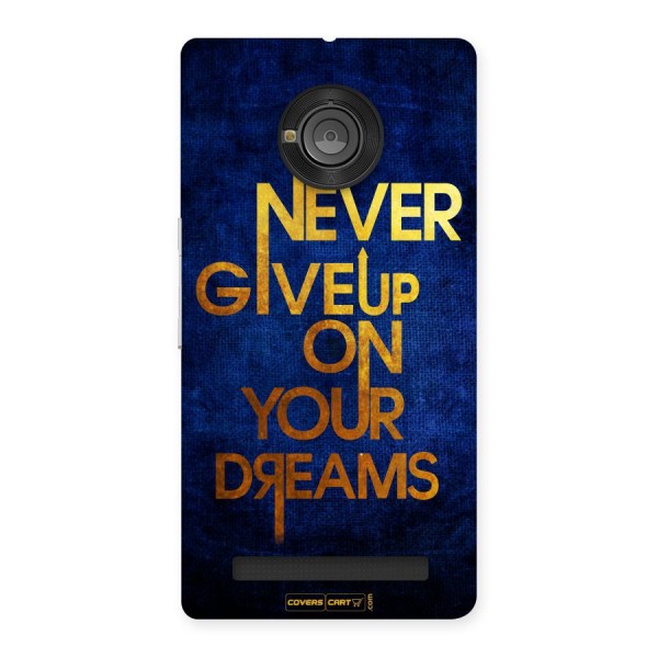 Never Give Up Back Case for Yu Yuphoria