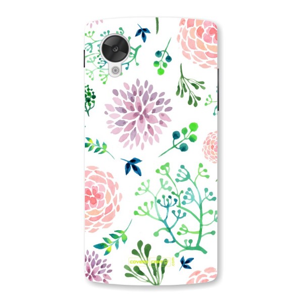 Fresh Floral Back Case for Nexus 5