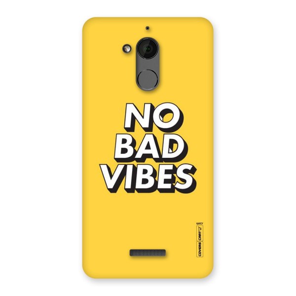 No Bad Vibes Back Case for Coolpad Note 5