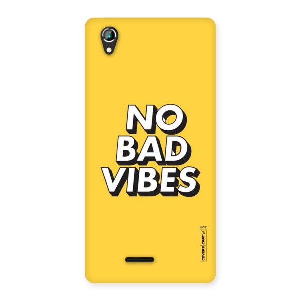 No Bad Vibes Back Case for Lava Iris 800