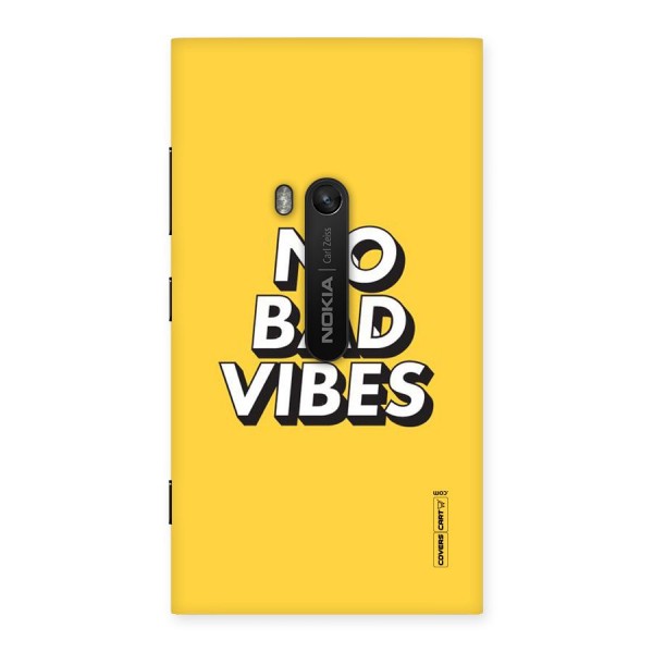 No Bad Vibes Back Case for Lumia 920