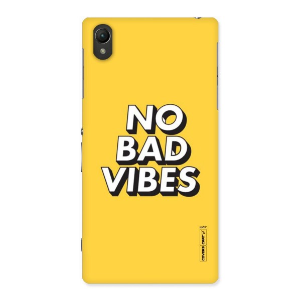 No Bad Vibes Back Case for Sony Xperia Z1